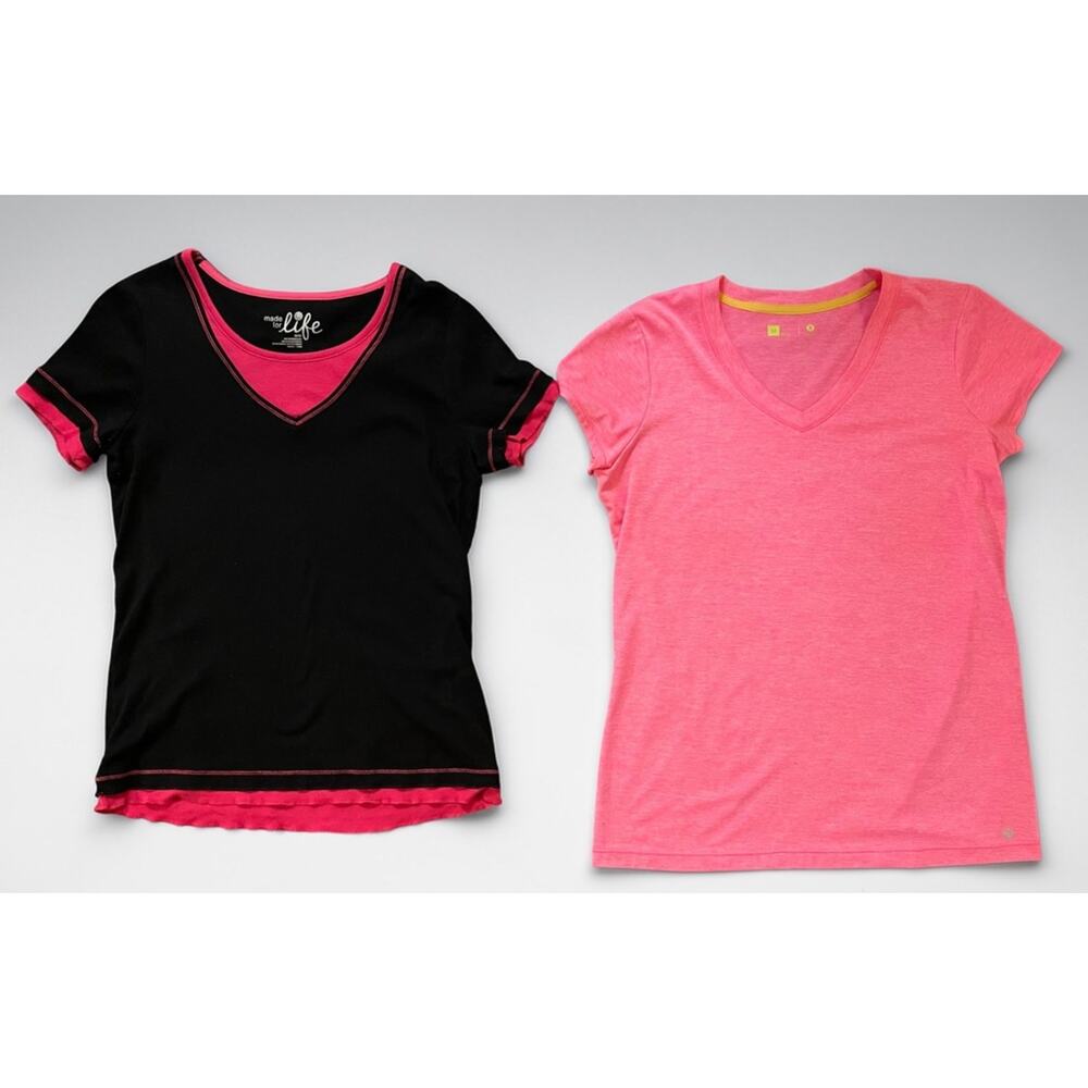 Woman's Activewear 2 workout Tops Medium Outdoorwear Comfort Casual Xersion